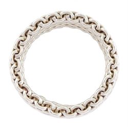 Tiffany & Co silver Somerset ring, hallmarked