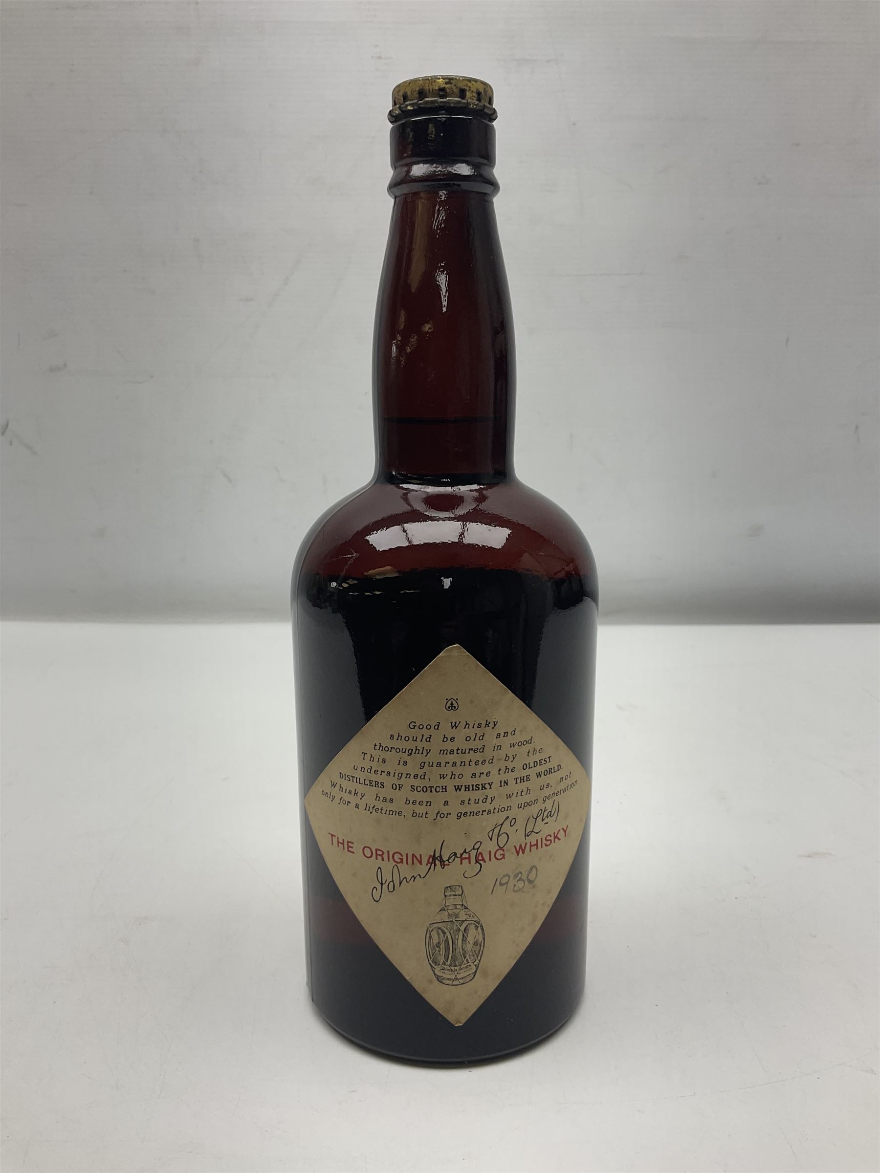 John Haig & Co Ltd Gold Label Scotch whiskey, unknown contents and proof