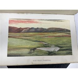 Frank Oates; Matabele Land and the Victoria Falls: A Naturalist`s Wanderings in the Interior of South Africa edited by C.G.Oates second edition, with half-title mounted engraved portrait, chromolithographed plates, lithographed natural history plates, folding engraved maps with partial hand-colouring plain plates and illustrations
