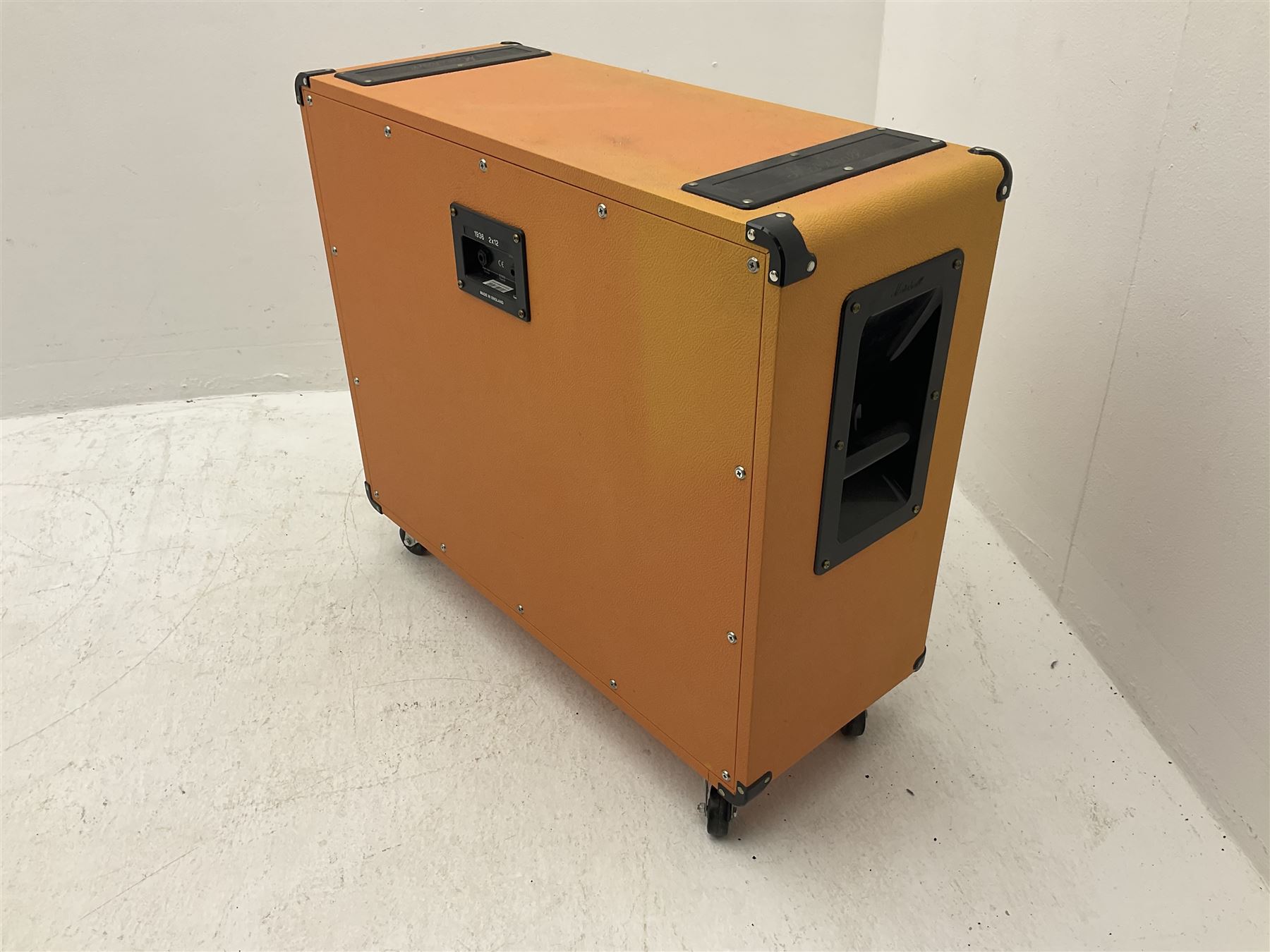 Marshall JCM 2000 dual super lead guitar amplifier head and a Marshall 1936 lead 2x12 speaker cabinet (2)