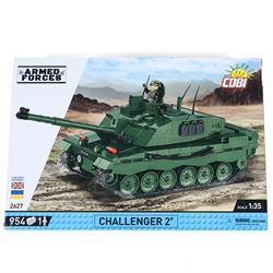 Three Cobi Bricks Armed Forces sets, comprising 1:32 scale no. 5906 Sikorsky UH-60 Black Hawk, 1:35 scale no. 2627 Challenger 2 and 1:48 scale no. 5836 Bell Boeing V-22 Osprey, all in sealed boxes