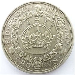  Great British King George V 1933 crown  