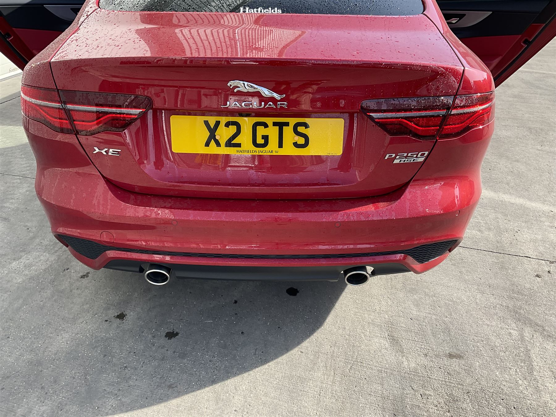X2 GTS - JAGUAR XE SALOON - 2.0 R-Dynamic HSE 4dr, Automatic ONLY 800 miles

Year: 2019, June
Colour: Firenze Red
Mileage: 800 miles only
Fuel: Petrol
Reg: X2 GTS

As new, with cherished plate, instructions for sale from a local estate.
Buyers premium 10% plus VAT (12% inc.)