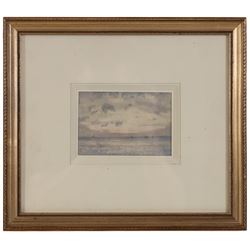 Henry Scott Tuke RA RWS (British 1858-1929): 'An Evening Sky', watercolour signed, titled verso (within the frame) 8cm x 12cm