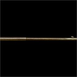Air rifle with  octagonal and circular barrel, possibly Belgian but seemingly unmarked, L90cm