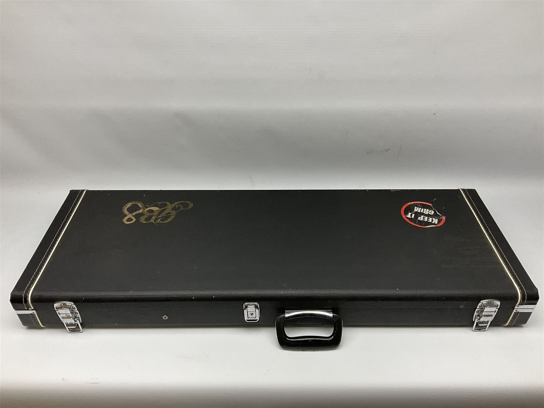 Burns Club Series Marquee electric guitar in fiesta red with maple fretboard; serial no.2002491 L100cm; in hard case with GuitarKes service and set-up certificate dated January 2022