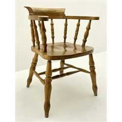 20th century beech captains chair