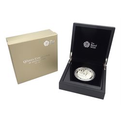 Queen Elizabeth II The Royal Mint 'The 60th Anniversary of the Queen's Coronation', 2013 ten pounds fine silver five ounce coin, cased with certificate 