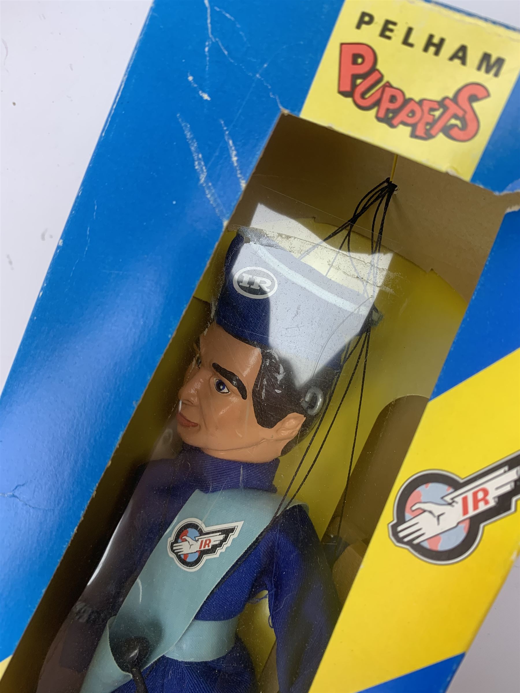 Matchbox Thunderbirds Rescue Pack, mint and boxed; and Pelham Puppet of Scott Tracy, boxed (2)
