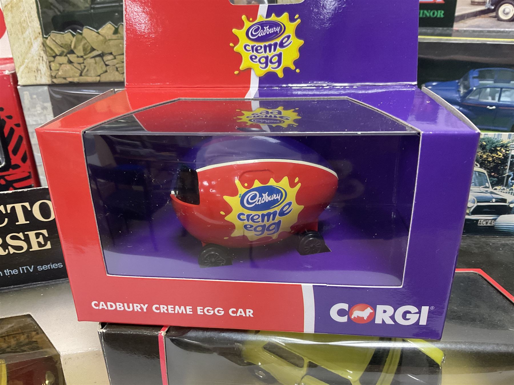 Corgi - seventeen TV/Film related die-cast models including Last of the Summer Wine, Charlie's Angels, Starsky & Hutch, Inspector Morse, Lovejoy, Mr. Bean, Chitty Chitty Bang Bang, Monkees, Fawlty Towers, Green Hornet, Summer Holiday, National Lampoon Vacation etc; all boxed (17)