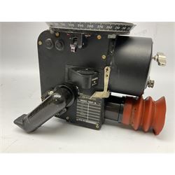 Air Ministry Periscopic Sextant Mk.2B, possibly by Kelvin & Hughes, Ref.No. 6B/2838 Serial No. 158KH1/59, bearing Fenns (Farnborough) Ltd label; in black pyramid shaped stowage case with various labels