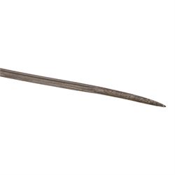 French 1866 Chassepot bayonet, with steal scabbard, overall L71cm 