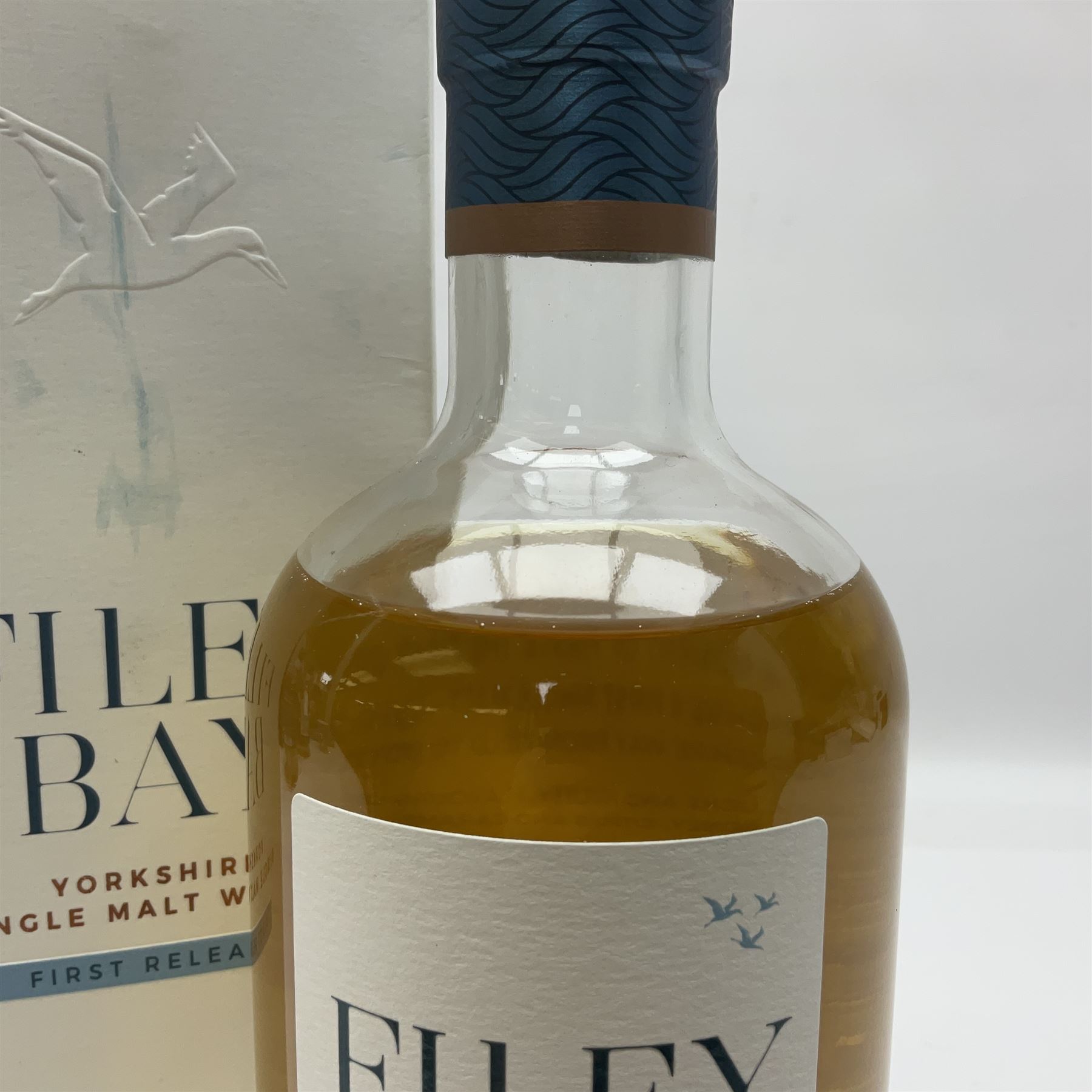 Spirit of Yorkshire Distillery, Filey Bay Yorkshire single malt whisky first release, 70cl, 46% vol, boxed
