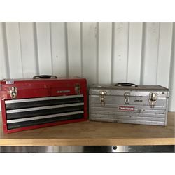 Two Craftsman toolboxes with tools such as sockets, Craftsman spanner sets and other  - THIS LOT IS TO BE COLLECTED BY APPOINTMENT FROM DUGGLEBY STORAGE, GREAT HILL, EASTFIELD, SCARBOROUGH, YO11 3TX