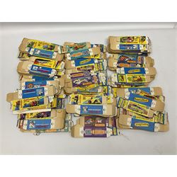 Matchbox - ex-shop stock, approximately three-hundred and eighty 1-75 Series boxes; look to be unused in flat-pack form with inventory indicating all numbers included with the exception of No.14; numerous duplications.