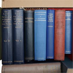 Empire, War and Battle Interest - Mahan, Captain AT 'The Life of Nelson - The Embodiment of Sea Power of Great Britain', McKenna, M 'I Was a Spy!', 'Napoleon' Ludwig, Emil, 'In the World War' Czernin, Count Ottokar, Fitchett 'Fights For the Flag', and others
