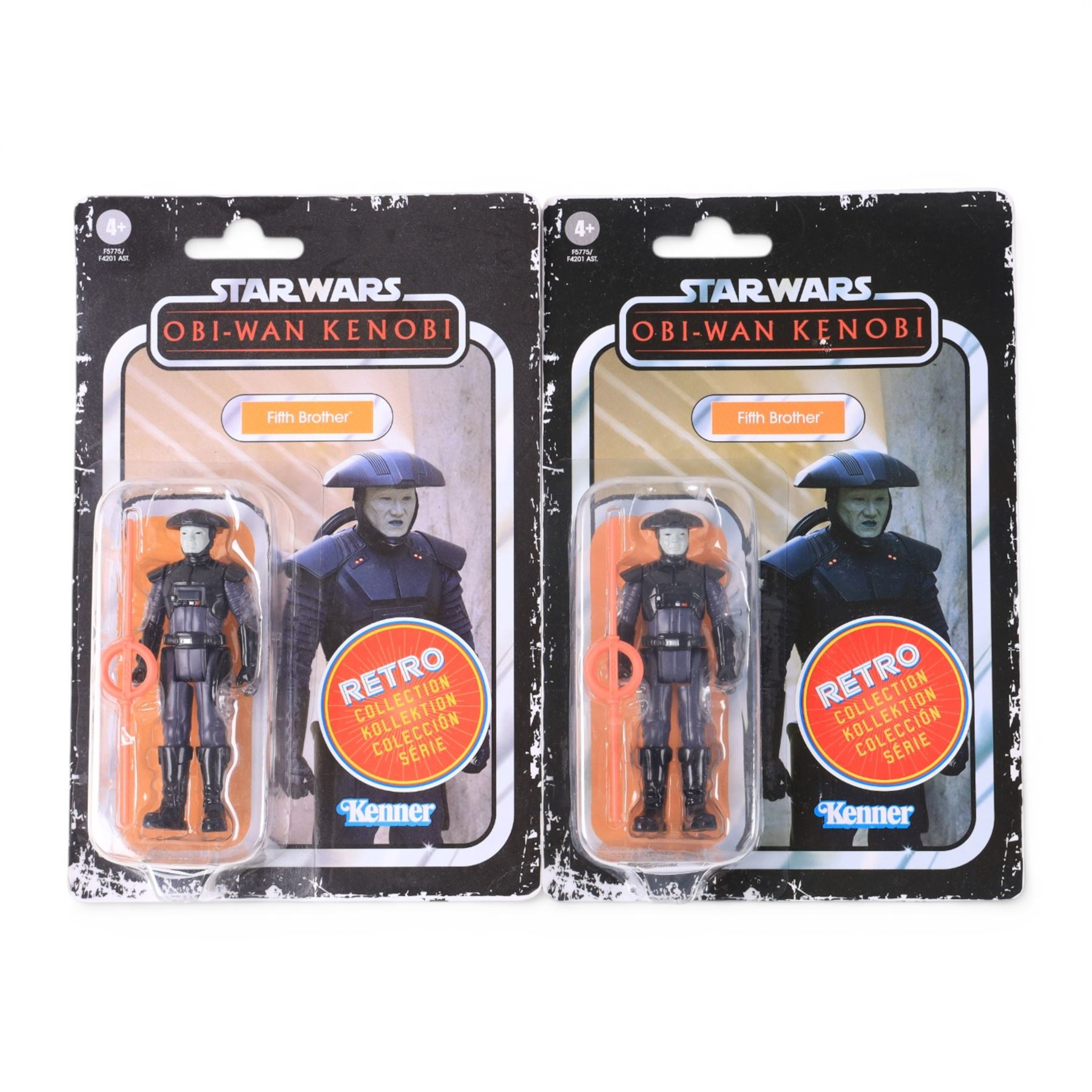 Twelve Hasbro Kenner Star Wars Obi-Wan Kenobi TV series figures, including Retro Collection examples, comprising NED-B, Reva, Grand Inquisitor x4, Fifth Brother x2, Obi-Wan Kenobi (Wandering Jedi) x2 and Darth Vader (The Dark Times) x2, all carded