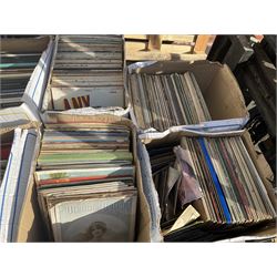 Large collection of vinyl records 