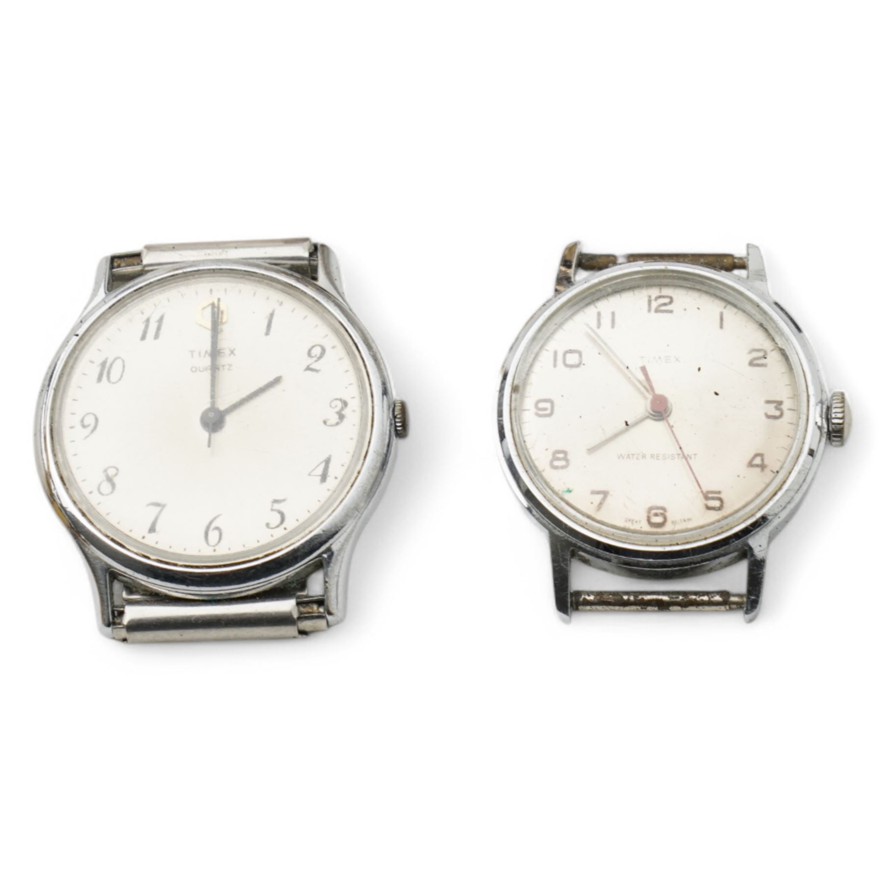 Zenith 9ct gold manual wind wristwatch, London 1948, on gilt strap, Vertex 9ct gold manual wind wristwatch, on expanding gilt strap, Tissot Camping gold-plated and stainless steel manual wind wristwatch, one other Tissot and four other wristwatches