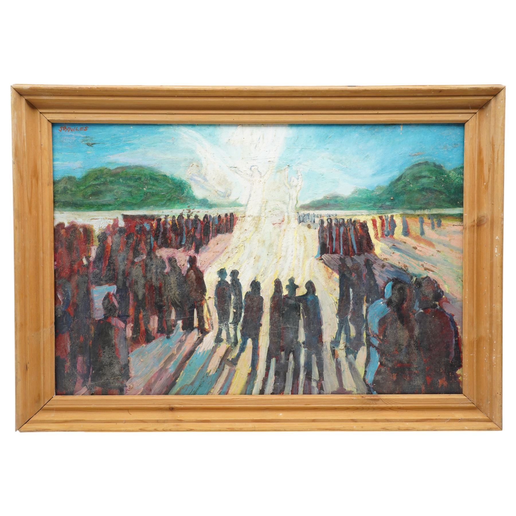 John Gilbey Bowles (British 1929-2011): Summer Solstice, oil on board signed 50cm x 75cm
Notes: exhibited at Williamson Art Gallery, Birkenhead