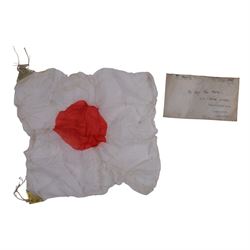 Army Area Map, No 6 Second Army M.T circuits, together with another map and a Japanese flag