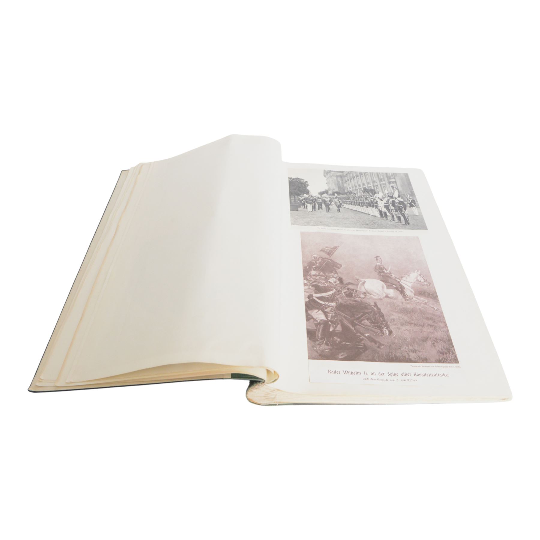 Kaiser Scrap book  with photograph and print clippings 
