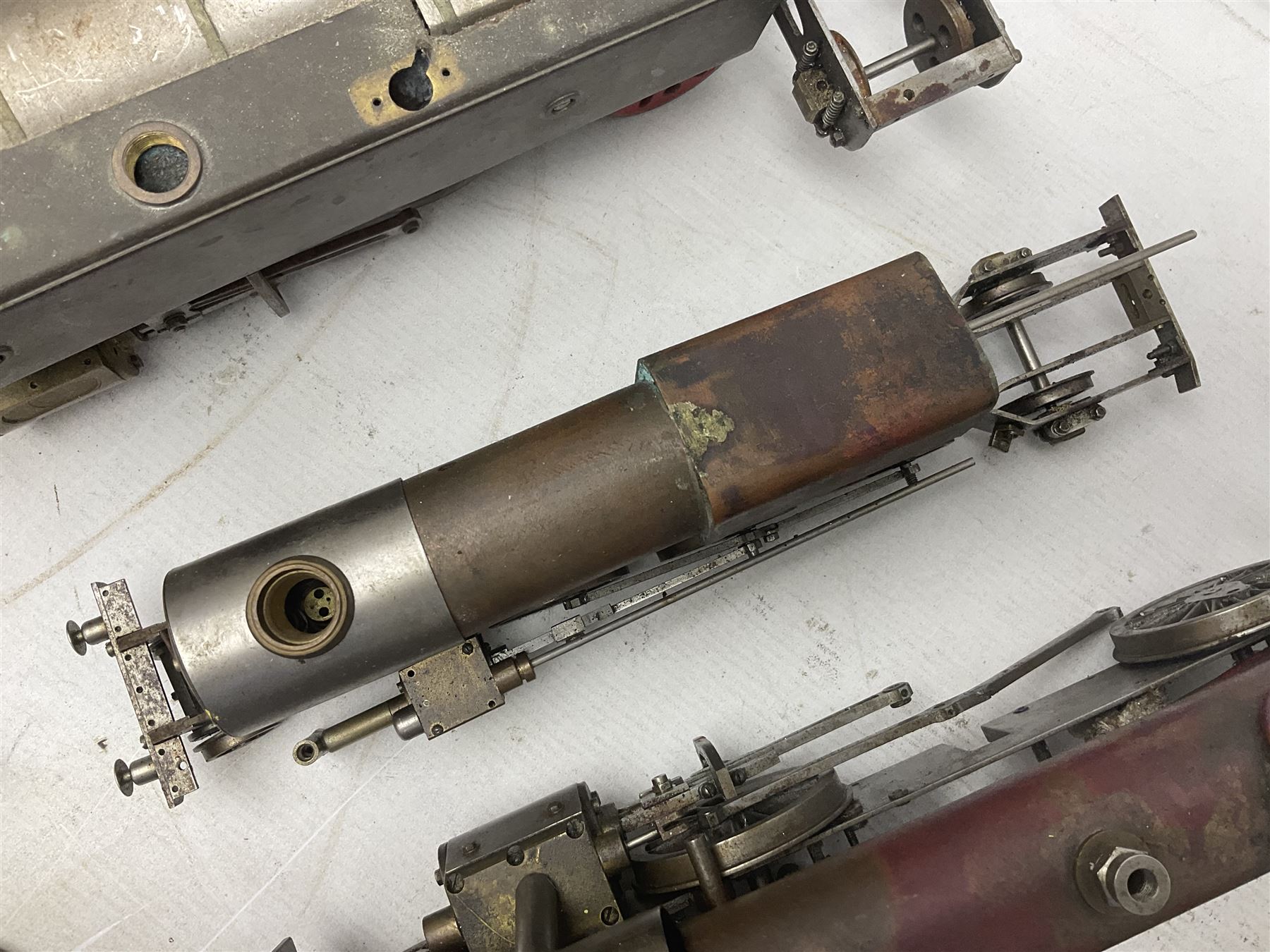 Three part-built live steam locomotives - 1.75