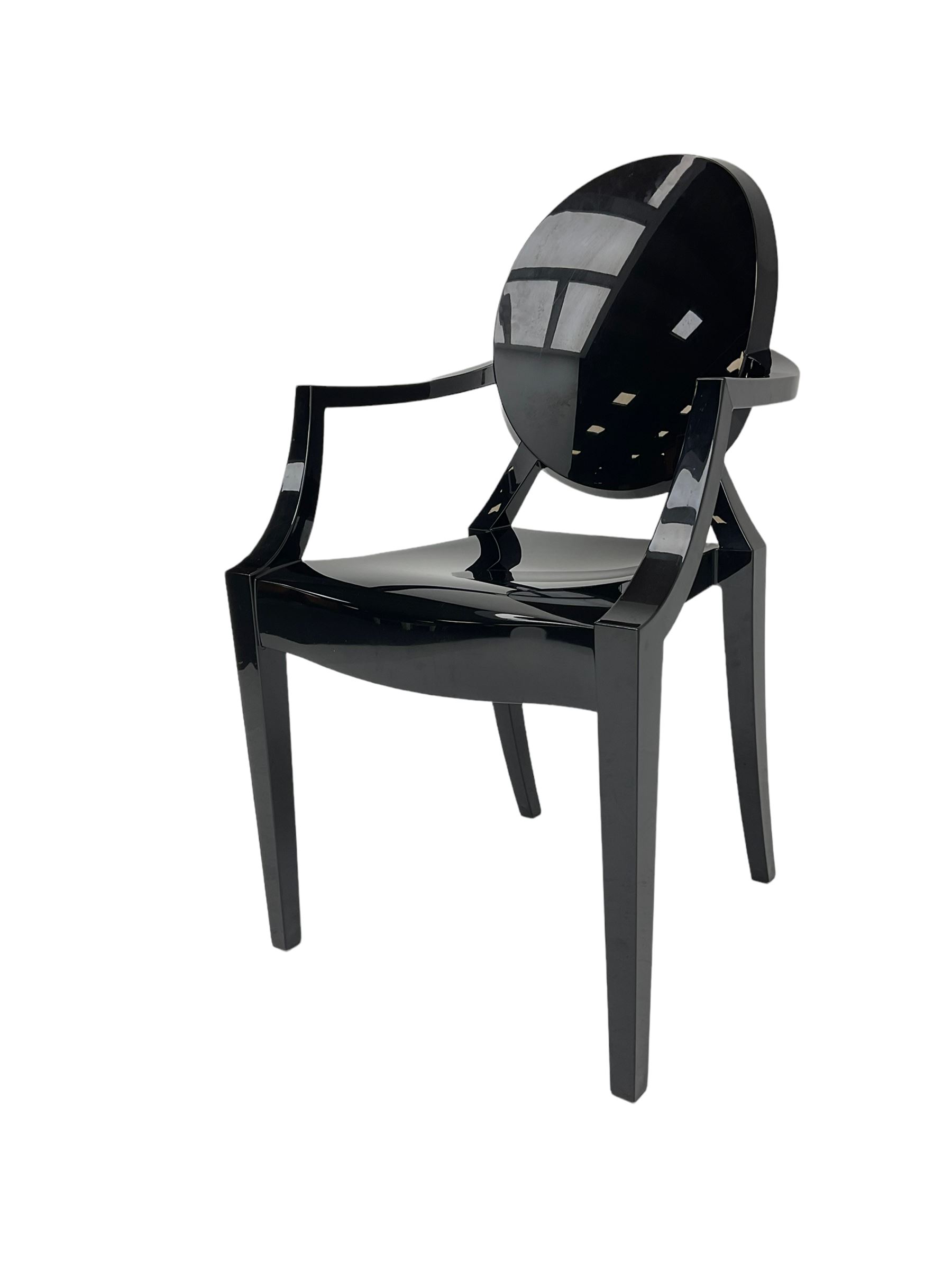 Philippe Starck for Kartell - 'Louis Ghost' chair, in black