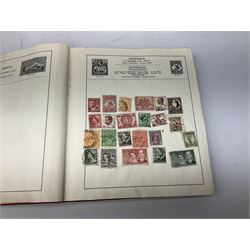 Great British and World stamps, including mostly used GB Queen Elizabeth II, New Zealand, Australia, Belgium, British Guiana, Canada, Chile, Cyprus, Denmark, Finland, Gambia, Germany, India, Liberia etc, stamp colour key, tweezers and various other stamp accessories, housed in various stockbooks, albums and loose, in one box