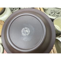 Quantity of Hornsea 'Cornrose' pattern tea and dinner wares, to include teapot, lidded twin handled tureen, storage jars, bowls, dinner plates etc