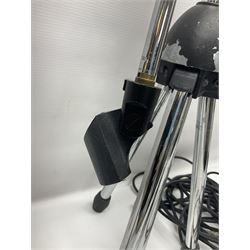 Shure SM58 Dynamic microphone; in original bag with paperwork; Shure Prologue 10H-LC Dynamic microphone; boxed; each with cable and tubular chrome adjustable stand (4)