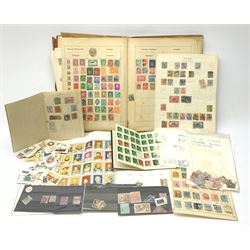 Collection of various stamps to include penny reds and Queen Victoria line engraved etc 