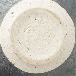 Barbara Cass (1921-1992) for Arden pottery; two studio pottery stoneware jugs, in brown and white glazes, impressed marks to bases, tallest H21cm, and another smaller vase (3)