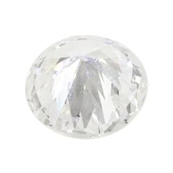 Loose round brilliant cut diamond of 2.49 carat, SI2 clarity, I colour, with World Gemological Institute Certificate 
