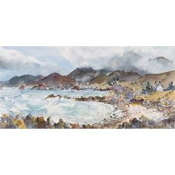 Gill Douglas (Northern British 1944-): 'Smoke on the Mountain I - An Teallach (the Forge) ...