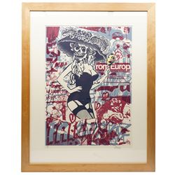 Patrick McNiel (American Contemporary) and Patrick Miller (American Contemporary) 'Faile': Macbeth, limited edition coloured screenprint signed dated 2006 and numbered 158/250 in pencil 66cm x 47.5cm