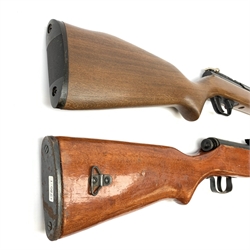 C9A Series 5mm (.20) bolt action air rifle with under lever pump up action L94cm overall; and Chinese Lion Brand .22 air rifle with under lever action (2)