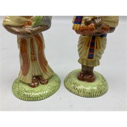 Two Royal Doulton Ancient Egyptian themed Bunnykins figures, with boxes (2)