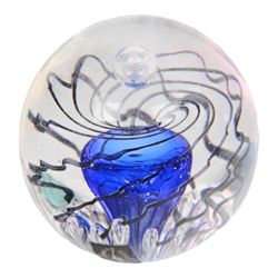 Large collection of glass paperweights, including example from Caithness, Lanham Glass, Selkirk glass etc