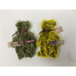 Two limited edition Charlie Bears, comprising Clothes Peg, 161/600, and Bean Sprout, 163/600, each designed by Isabelle Lee, from the Minimo Collection, both with tags 