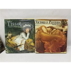 Collection of antiques reference books, mainly art, including The Pre-Raphaelites, Burne & Jones, Van Gough, The Art of Beatrix Potter, Faberge, Princely Treasures etc