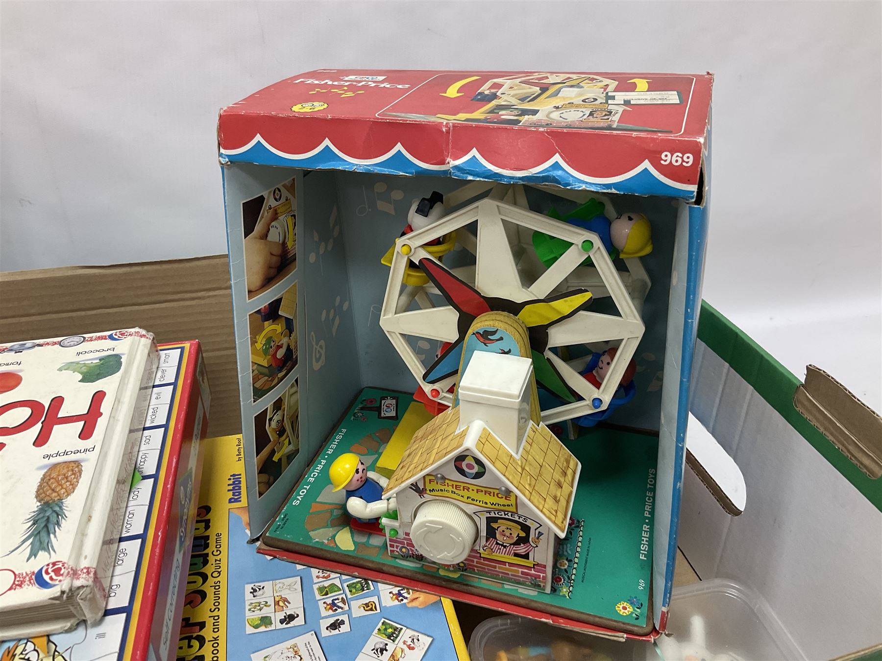 Fisher-Price Ferris Wheel no.969, Loony Links 1971 by Kohner Bros., Inc, My Lovely Sewing Machine, boxed; together with further similar collectables 