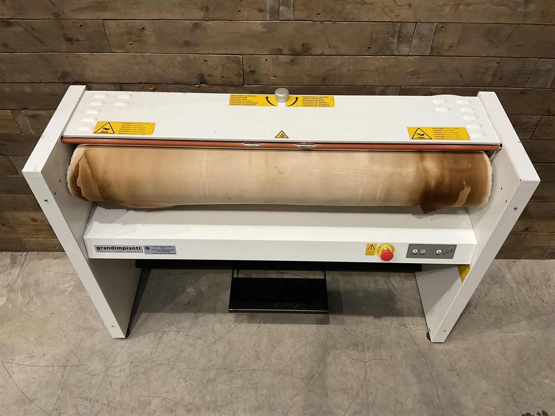 Grandimpianti S120/18EM commercial rotary iron