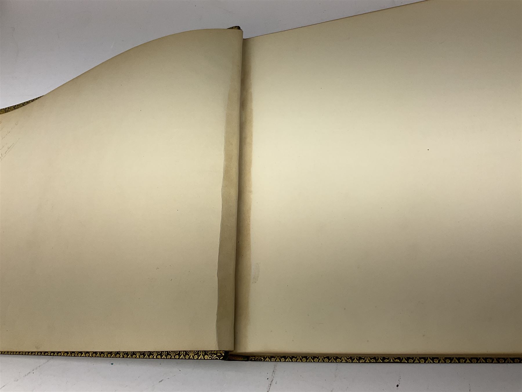 Balaschoff & Herbillon: L'Armee Allemande Sous L'Empereur Guillaume II. 1890 Paris. Forty-five laid-in chromolithograph plates together with numerous text illustrations. Oblong folio. Full moroccan leather and gilt binding with painted English Royal Crest to front cover and a.e.g.