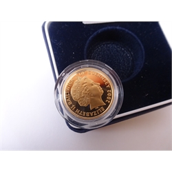  Queen Elizabeth II 2002 Guernsey gold proof twenty-five pound coin, cased with certificate  