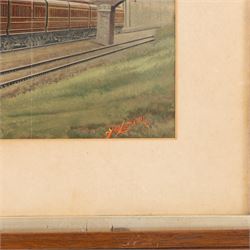 After Edwin Thomas Rudd (British 1861-1940): An East Coast Flier, Great Western Railway no. 3047 'Lord of the Isles', Midland Railway no. 116 and Caledonian Railway no. 769, four coloured prints max 21.5cm x 37.5cm (4)