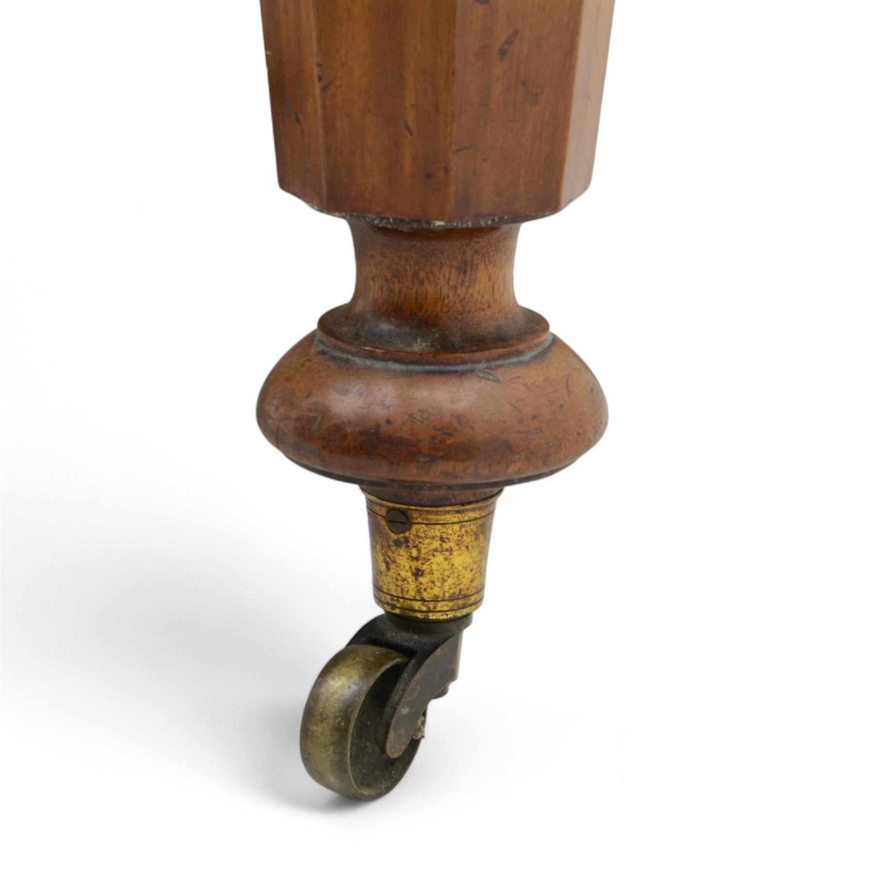 John Broadwood & Sons- Mid-19th century square piano in a light mahogany case serial No 57168 (1840), with four taper turned legs on castors and conforming sustaining pedal, with a 6 octave compass F1-G6 with 63 ivory and ebony keys, makers name with brass inlay and silk backed fretwork above the keys, recently restored action with new hammer heads, damper felts and strings, bi-strung with a steel brace and metal hitch pin plate with faux marbled decoration. 
This item has been registered for sale under section 10 of the APHA Ivory Act, Reference BS3HW755