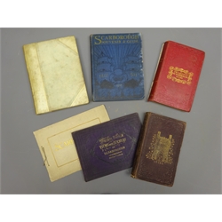 Theakston's Scarborough Guide 3rd ed. 1845, red cloth gilt, 8th ed. 1861, maroon cloth gilt, 'Twenty Four Views and Scenery of Scarborough' pub, Rock & Co. London c1880, NUT Scarborough Conference Souvenir books for 1906 & 1924, 6vols  