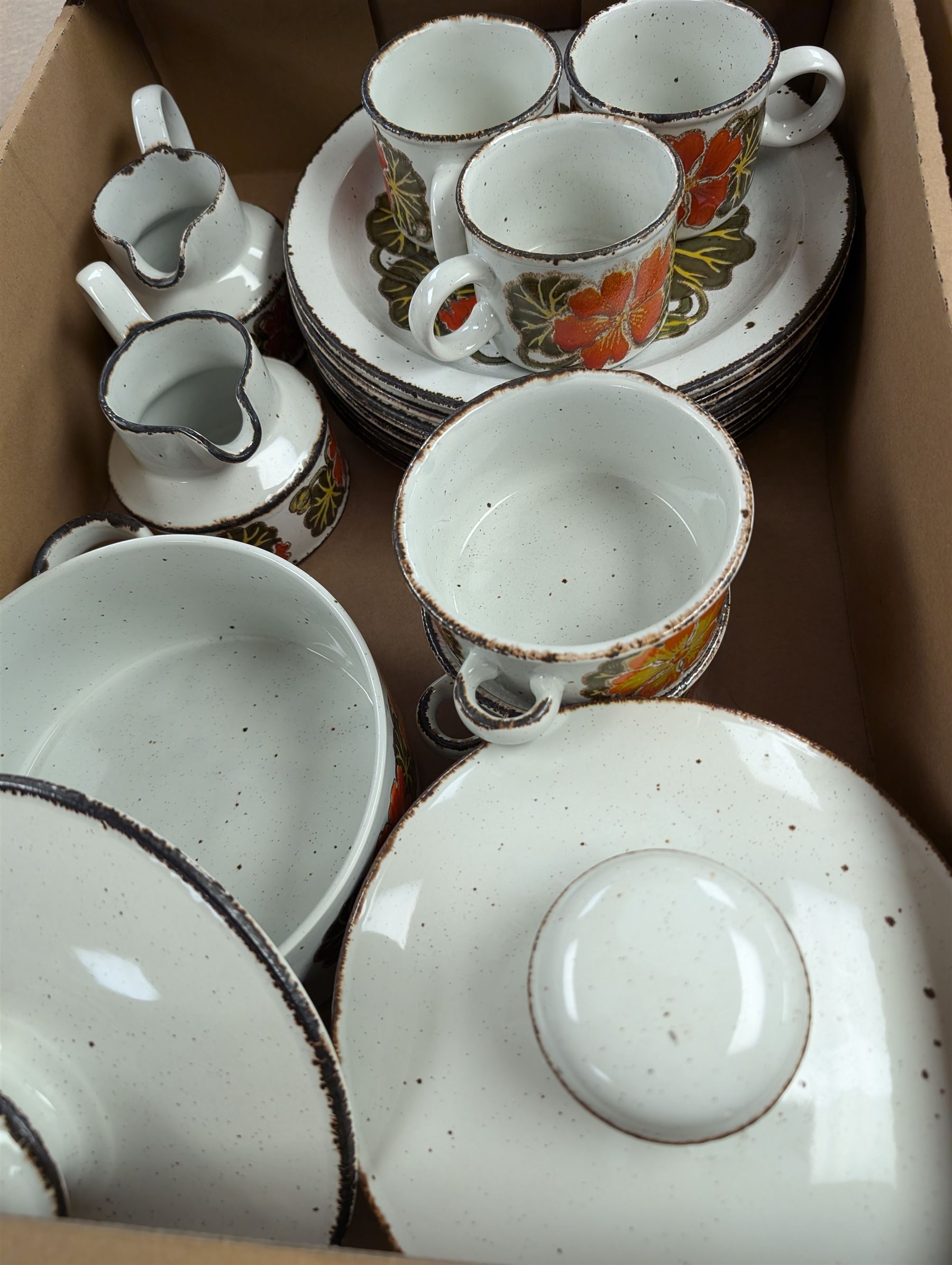 Midwinter Stonehenge dinner and tea wares, including cups, bowls, plates, etc