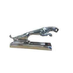 Reproduction Jaguar car mascot, H12cm